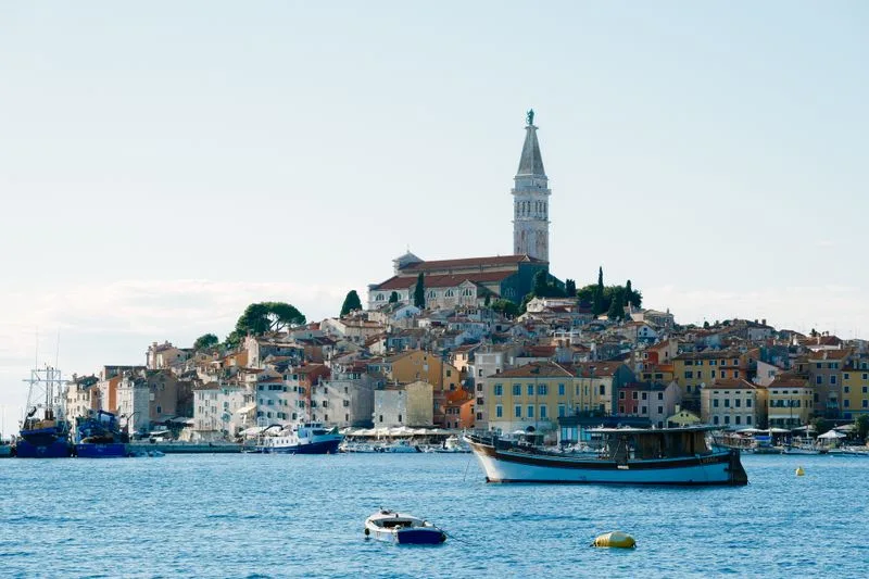 The harbour town of Rovinj in Istria